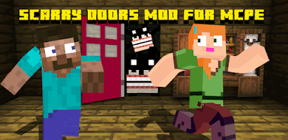Download Scary Screech doors for Mcpe android on PC