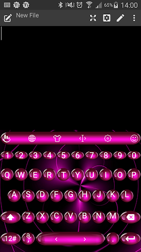 Spheres Pink TouchPal Keyboard