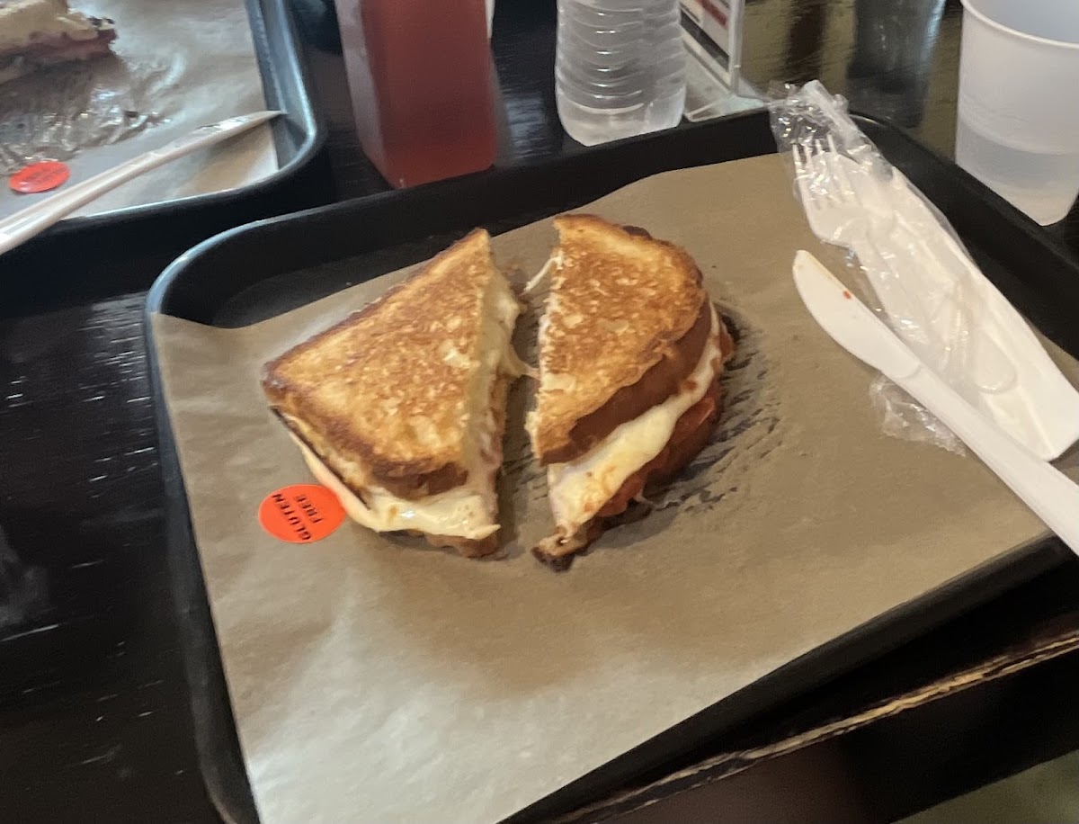 GF pizza melt