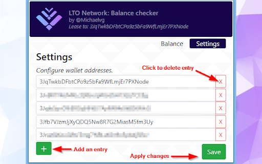 LTO Network Balance Checker