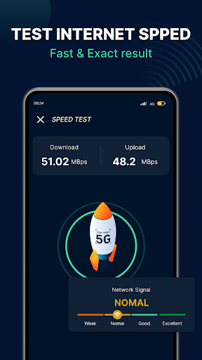 Screenshot Internet speed test: Wifi test