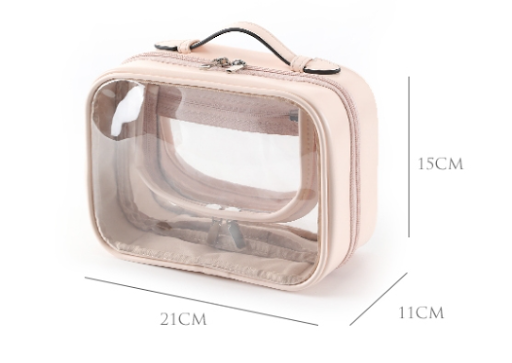 Title 1, High-end TPU Transparent Portable Cosmetic Bag....