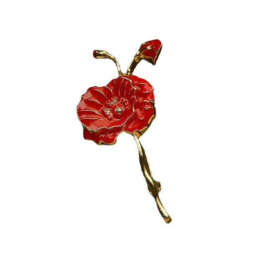 Title 1, Lily Tulip Camellia Brooch for Women. Enhance y...