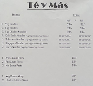 Te Y Mas menu 4