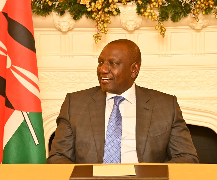 President William Ruto in a meeting with World Bank President David Malpass in Washington DC, USA on December 15