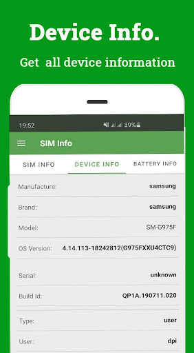 SIM Card Info and Network Cell InfoLTE-4G/3G/2G