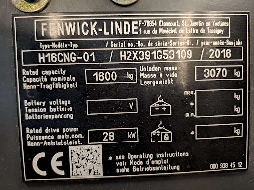 LINDE H16CNG-01