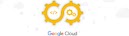 A CI/CD representation with a Google Cloud logo