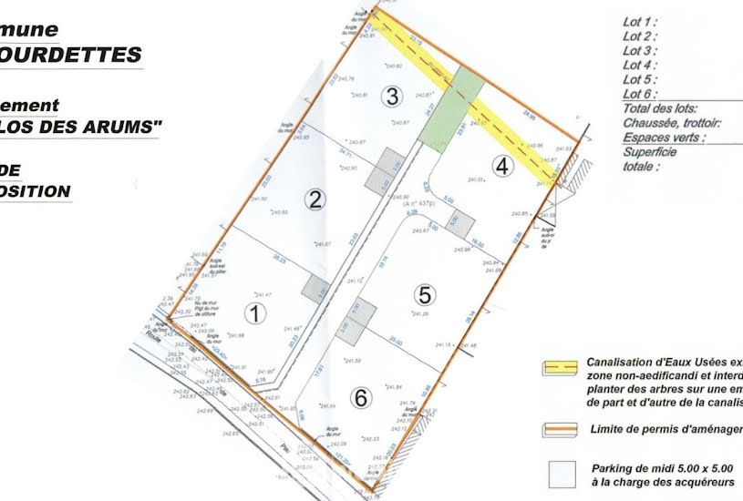  Vente Terrain à bâtir - 758m² à Bourdettes (64800) 