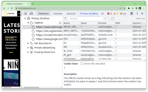 Privacy Sandbox Analysis Tool