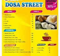 Dosa street menu 1