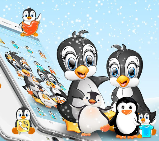 Cartoon Penguin Launcher Theme ?