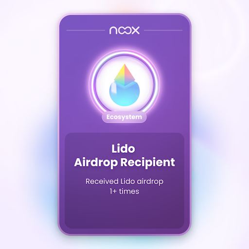 Noox : Lido Airdrop Recipient 7