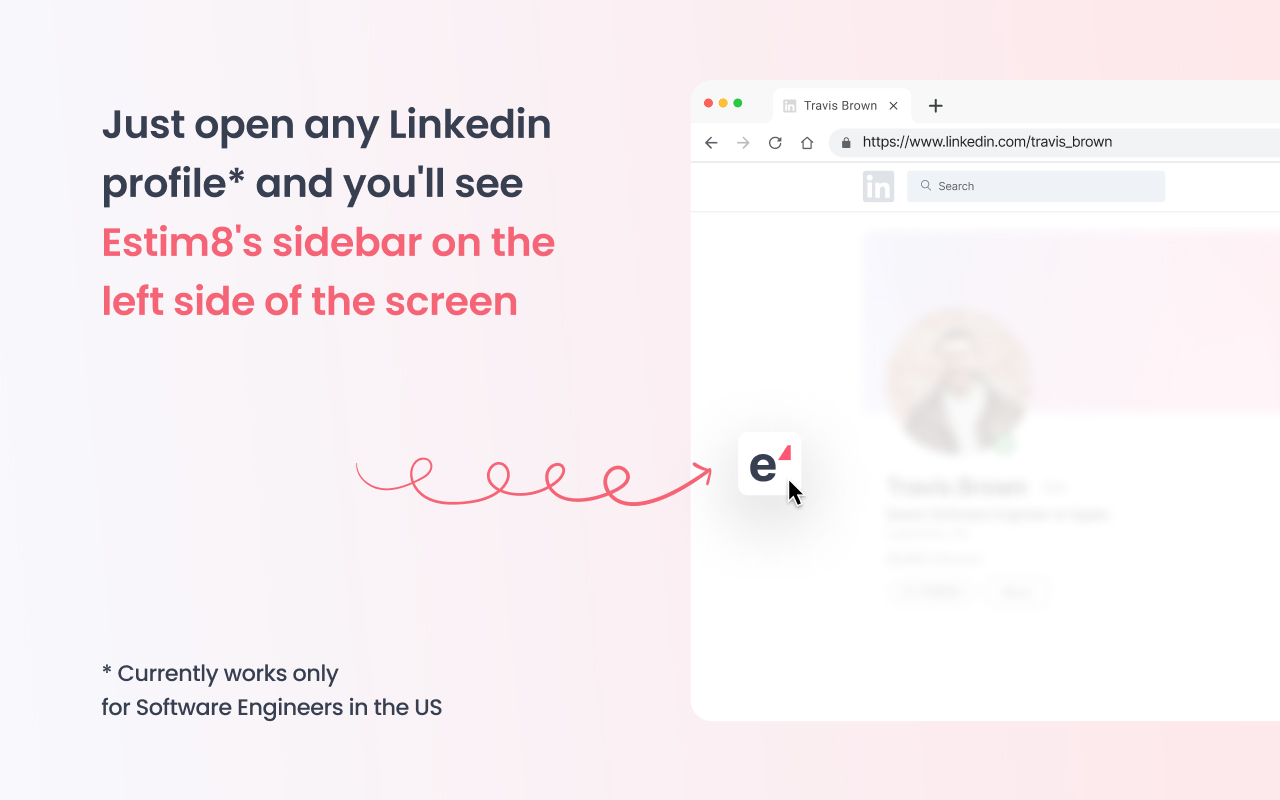 Estim8.ai — shows current salary on Linkedin Preview image 2