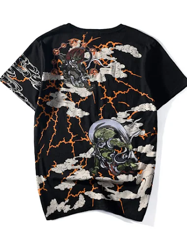 Embroidered thunder short sleeves - 2