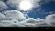 Rain clouds gathering in Boshof in the Free State.