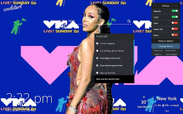 Doja Cat HD Wallpapers Music New Tab Theme