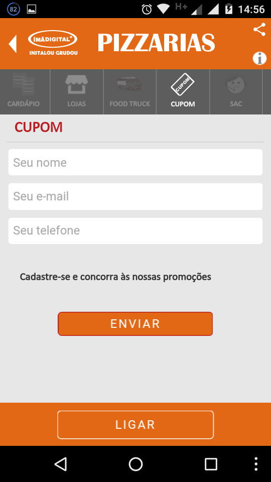 Pizzaria Fortaleza Screen 3