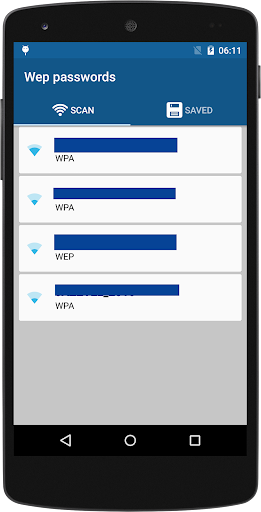 無線LANのパスワード WEP