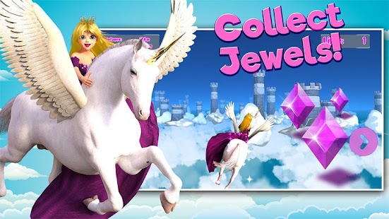 Princess Unicorn Sky World Run