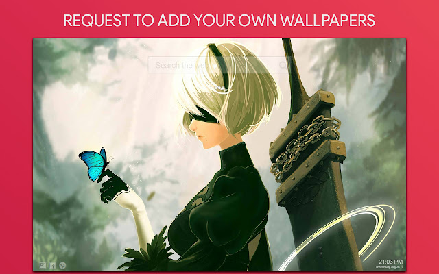 Nier Automata Wallpaper HD Custom New Tab