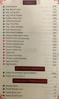 The Sentinel Restaurant menu 5