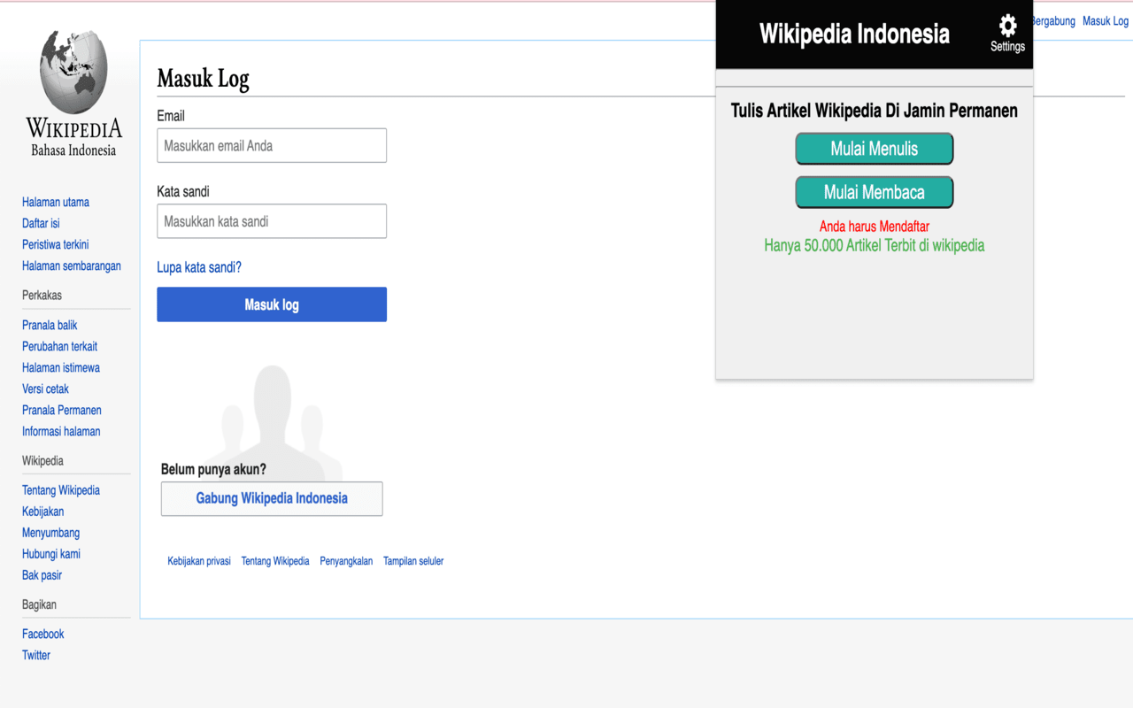 Wikipedia Bahasa Indonesia Preview image 3