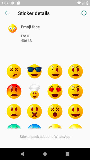 funny emojis Sticker for Whatsapp WAStickerapp