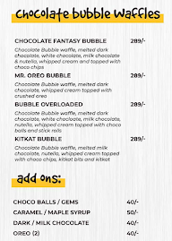 Belgian Waffle Factory menu 6