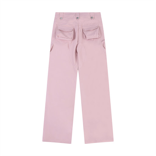 Title 5, High Street Niche Pleated Wide-leg Trousers wit...