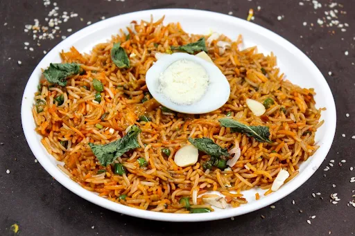 Egg Pudina Hyderabadi Biryani