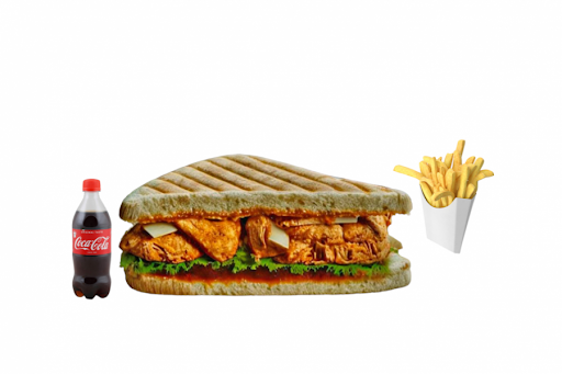 Chicken Tikka Cheese Sandwich Combo