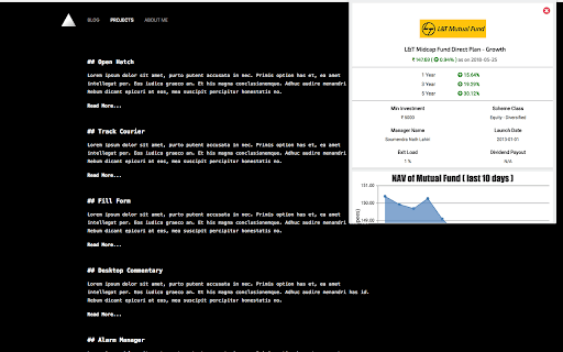 Mutual Funds Tracker