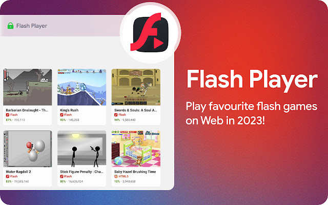 Flash Player - jogue jogos em flash