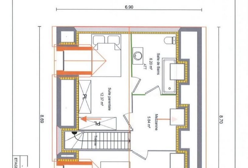  Vente Terrain à bâtir - à Épône (78680) 