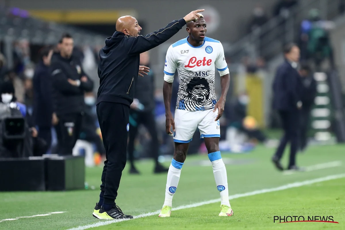 Rien ne va plus entre Victor Osimhen et son entraîneur Luciano Spalletti