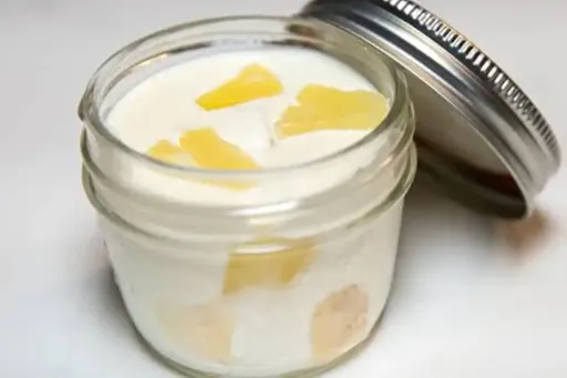 Pineapple Unbaked Cheese Cake In Jar [1 Piece]