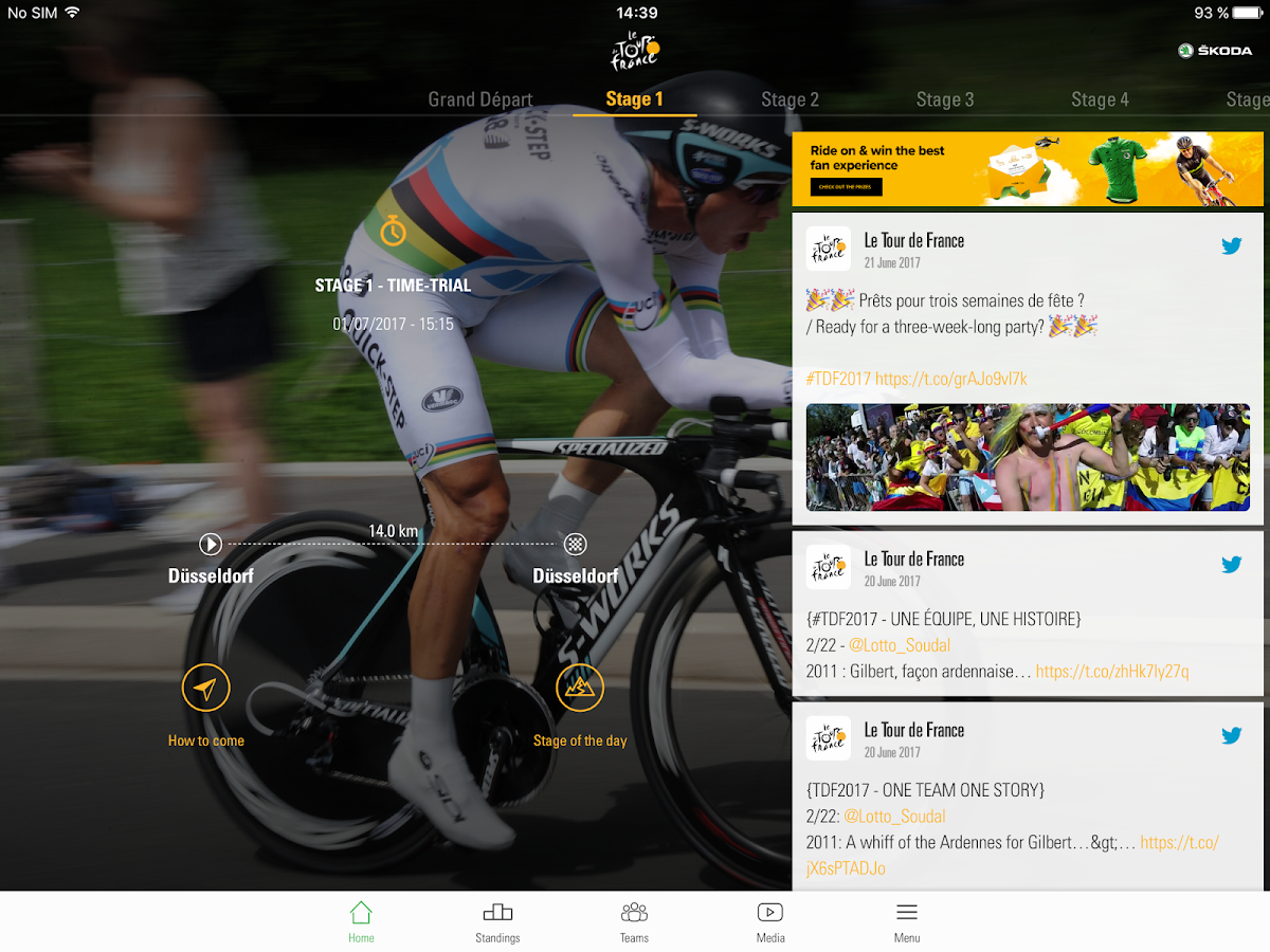 le tour de france app