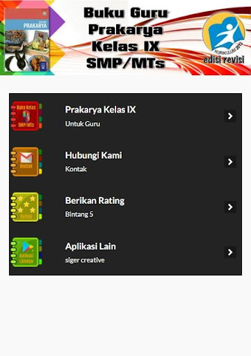 Buku Prakarya Kelas IX untuk Guru