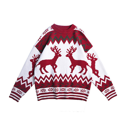 Title 6, Loose Lazy Knitted Winter Crew Neck Sweater