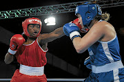 Claressa Maria Shields of USA (red) was recently crowned undisputed middleweight champion. 