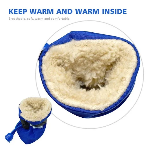 4pcs/set Waterproof Pet Dog Shoes Chihuahua Anti-slip Rain Boots Footwear For Small Cats Dogs Puppy Dog Pet Booties