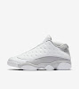 air jordan 13 retro low pure platinum