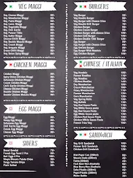 The Pepper Box menu 1