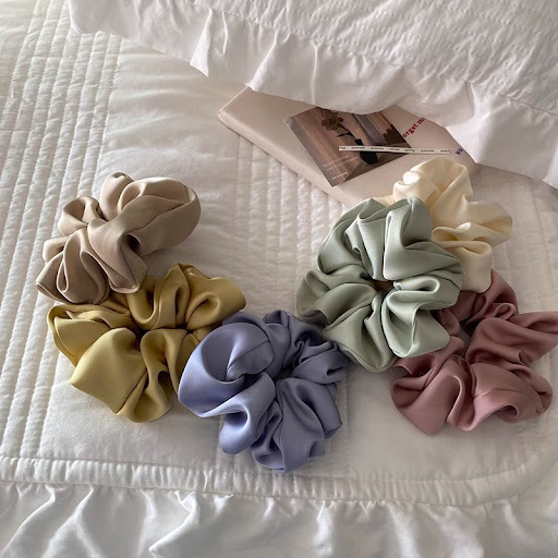 Title 6, French Sweet Style High-grade Satin Hair Ring, ...