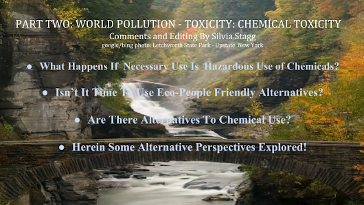 PART TWO: WORLD POLLUTION - TOXICITY - CHEMCIAL TOXICITY