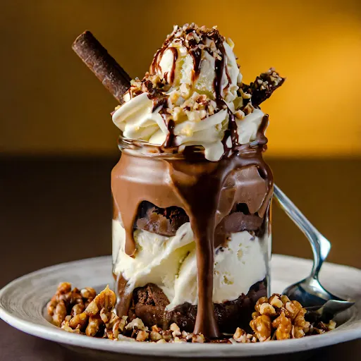 Nutella Brownie Sundae