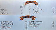 Tea Garden menu 1