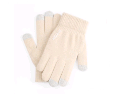 Luvas touchscreen masculinas de inverno antiderrapantes para dirigir femininas estudantes tricô lã casal veludo quente outdoor equitação g