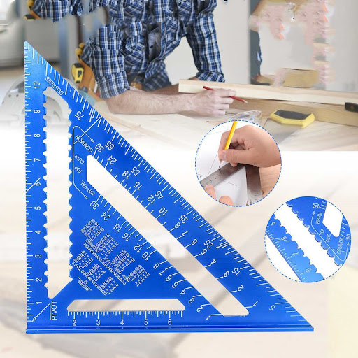 Title 4, Aluminum alloy woodworking measuring square Pre...